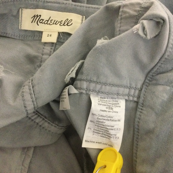 Madewell Emmett Wide-Leg Crop Pants in Velveteen Size 26 #TC1 - Picture 9 of 14